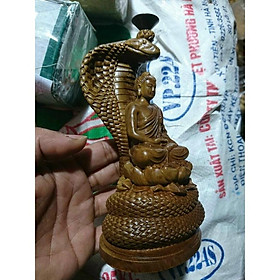 Mua Tượng phật thích ca xông trầm bằng gỗ bách xanh thơm nức kt cao 15×8×8cm
