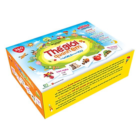 Bộ Thẻ Flashcard Theo Phương Pháp Glenn Doman - Thế Giới Quanh Em Tặng Xúc Xắc Cho Bé