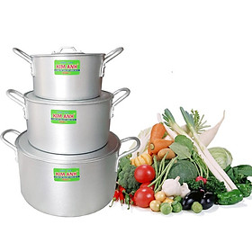 BỘ NỒI KIM ANH bộ 03 cái (03 large pots)