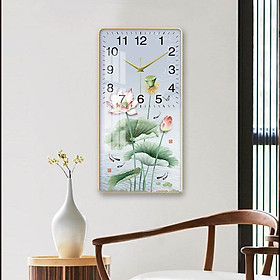 Mua ĐỒNG HỒ TRANH hai trong một mika phủ bóng gương phong cách hiện đại kích thước 30*60cm( SD 02)
