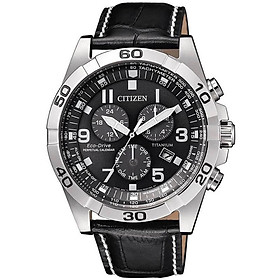 Đồng Hồ Nam Citizen Dây Da BL5551-14H - Mặt Xám