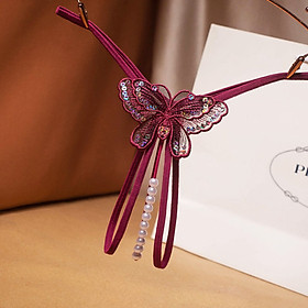 Quần lót nữ lọt khe hạt cườm dài sexy