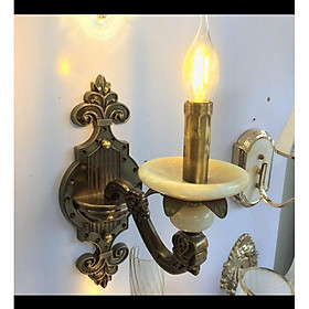Mua Đèn gắn tường kiểu cổ điển  đèn trang trí phong cách châu âu kiểu cắm nến TC001  tặng kèm bóng led