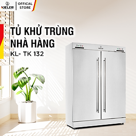 Tủ khử trùng Kieler KL-TK132 khử trùng, sấy khô, làm ấm các loại chén bát đĩa ly với sức chứa 64kg cho nhà hàng, resort - Hàng Chính Hãng