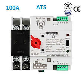 Mua Cầu Dao ATS Chuyển Nguồn Tự Động Nhanh Không Mất Điện 1 Pha 100A ATSN02