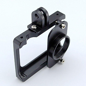 Alloy CNC Protective Metal Frame Mount Case Cover for Xiaomi Yi Camera Black