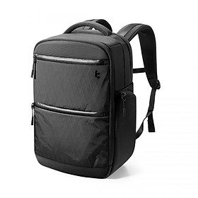 Balo TomToc X-Pac Techpack Black chứa được laptop 16 inch làm bằng vải buồm bền đẹp Hàng Chính Hãng