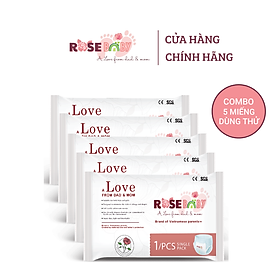 Set 5 Miếng Dùng Tã Quần ROSE BABY Dùng Thử Size XXXL