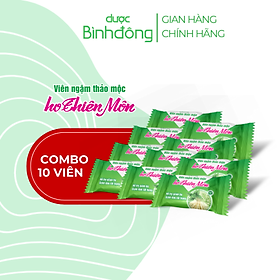 VIÊN NGẬM THẢO MỘC HOTHIÊNMÔN hộp 50 viên xé - Hỗ trợ giảm ho giảm đau rát họng