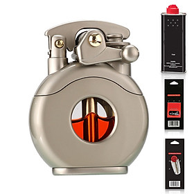 Mua Hột Qụet Bật Lửa Xăng Bấc Đá Lộ Thiên Đẹp Độc Lạ Tiện Dụng Z686 - Tặng 3 lọ nhiên liệu màu + Bộ Phụ Kiện Chuyên Dụng Cao Cấp ( giao màu ngẫu nhiên )