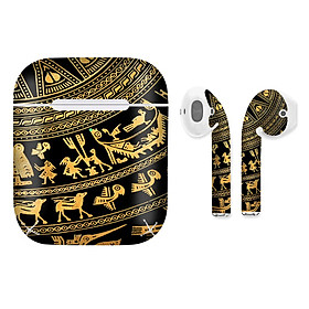Mua Miếng dán skin chống bẩn cho tai nghe AirPods in hình Trống Đồng Đông Sơn - lsm051 (bản không dây 1 và 2