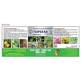 Phân bón TOPSTAR L 3 trong 1 Hũ 500ml