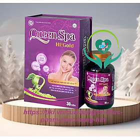 ￼Viên uống đẹp da, chống lão hoá QUEEN SPA Hộp 30 viên - cải thiện chức năng sinh lí nữ. vinaphar