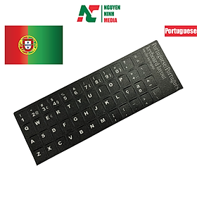 Miếng Dán Bàn Phím Tiếng Bồ Đào Nha, Angola - Portugal Keyboard Sticker