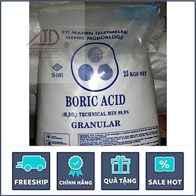 Mua Acid Boric H3BO3-Phân bón  Hóa chất Axit boric H3BO3  Trihydroxidoboron  Borofax (1kg)