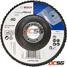 Đĩa nhám xếp Alox 125mmx22.23mm Bosch (chọn phân loại) | DCSG