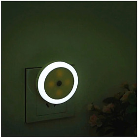 Đèn ngủ cảm biến LED (Cảm biến quang, ánh sáng trắng) - Giao Màu Ngẫu Nhiên