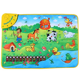Thảm Đồ Chơi Cảm Ứng Cho Trẻ Em Tự Học (71cm x 49cm)