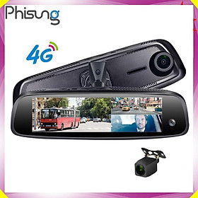 Mua Camera hành trình cao cấp Phisung tích hợp 3 camera  4G  Android  Wifi - E09-3 - Hàng Nhập Khẩu