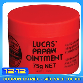 Kem Đa Năng Chuyên Trị Nứt Nẻ Lucas Papaw Ointment 75g