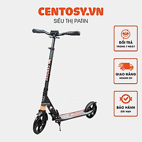 Xe Scooter Centosy Y5 món đồ chơi đáp ứng đầy đủ yêu cầu của bố mẹ với hai màu trắng và đen nổi bật, kiểu dáng nhỏ gọn nhưng chắc chắn, thiết kế thanh lịch, hứa hẹn mang lại nhiều trải nghiệm hấp dẫn cho bé