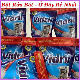 Bột Rửa Bát 3in1 Vidril Tinh Chất Muối Không Mùi Dùng Cho Máy Rửa Bát