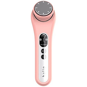 Máy Đẩy Tinh Chất Dưỡng Trắng Nóng Lạnh Halio Ion Hot & Cool Beauty Device - Màu Coral- Hàng Chính Hãng