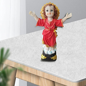 Virgin Statue Craft Collectable Decorative Resin for Decoration Cafe Cabinet