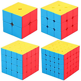 Bộ 4 sản phẩm rubik : 2x2, 3x3, 4x4, 5x5