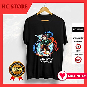 HOT Áo Phông Kimetsu No Yaiba: Tanjirou Kamado ANime mẫu mới cực chât