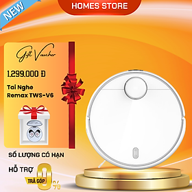 Robot Hút Bụi Lau Nhà Xiaomi Vacuum Mop S10 Công Nghệ Định Vị Laser LDS Chống Rơi Rớt Va Đập Tích Hợp 4 Chế Độ Hút Kèm Lập Kế Hoạch Lau Dọn Dễ Dàng Tạo Lưu Nhiều Bản Đồ Thông Minh Lực Hút 4000 Pa Công Suất 45 W - Hàng Chính Hãng