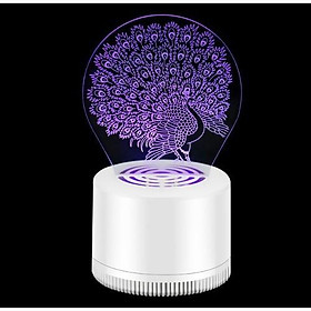 Mua Đèn bắt muỗi 3D con công-siêu đẹp siêu bền
