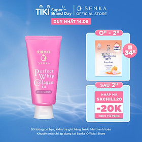 Sữa Rửa Mặt Ẩm Mịn Và Săn Chắc Da Senka Perfect Whip Collagen In 14839 (120g)
