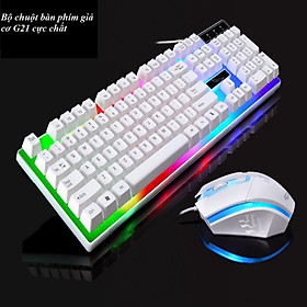 Mua Bàn phím kèm chuột máy tính Giả Cơ Con Báo G21/G21B PRO 2019 Có LED 7 Màu Ấn Tượng