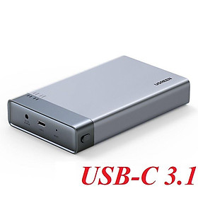 Mua Ugreen UG80857CM381TK USB Type C 3.1 Gen2 2.5inch hộp ổ cứng sata kết nối với máy tính kèm dây cáp 2 đầu C - HÀNG CHÍNH HÃNG