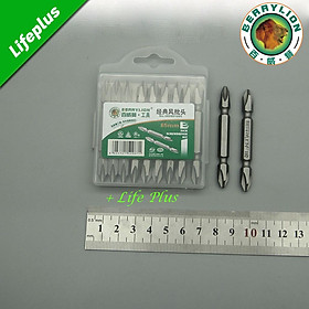 Mua Hộp 10 mũi bắt vít 2 đầu 4 cạnh 65mm PH2 Berrylion
