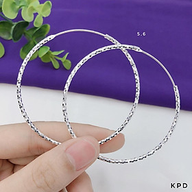 Bông tai vòng tàu bạc ý ms88b