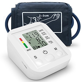 Blood Pressure Monitor Portable Household ArmBand Type Sphygmomanometer With LCD Display Accurate Measurement Data Storage Time Setting