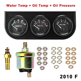 Đồng hồ đo áp suất dầu 12V 2