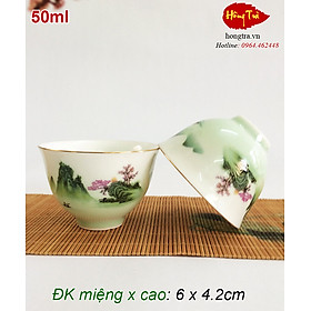 Mua Chén sứ sơn thủy CS80