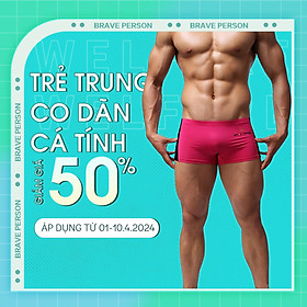 Quần Lót Nam Boxer B1005 - Quần Sịp Đùi Nam Brave, Thấm Hút Mồ Hôi, Khô Thoáng Tuyệt Đối - Màu Sắc Cá Tính Đa Dạng