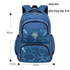 Balo học sinh cấp 1 và 2 siêu nhẹ chống gù chống nước cao cấp phong cách nhật bản