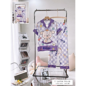 [HCM] (40-56kg, P3) Đồ bộ TNQD chất LATIN in 3D. Đồ bộ LATIN nữ dài tay ngắn. Đồ bộ LATIN mặc nhà. Đồ bộ mặc ngủ LATIN. Đồ bộ pizama/pijama/pyjma LATIN. Đồ bộ LATIN cao cấp nữ. Đồ bộ LATIN nữ. LATIN3TNQD