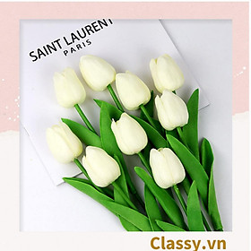 Đóa tulip Classy bằng vải, làm đạo cụ chụp hình, trang trí nhà cửa PK1474