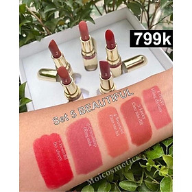 SET 5 THỎI SON MINI GOLDEN GIFT - MOI COSMETICS