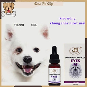 Siro uống chống chảy nước mắt, giảm ố mắt cho chó mèo Lacrimal Gland Fluid Eyes 20ml