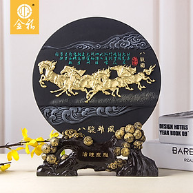 Đĩa phong thủy, đĩa trang trí : Mã đáo thành công