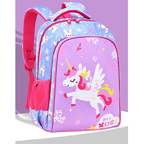 Balo Trẻ Em Đi Học Tiểu Học Chống Gù Chống Nước Siêu Nhẹ Cho Bé Trai Bé Gái