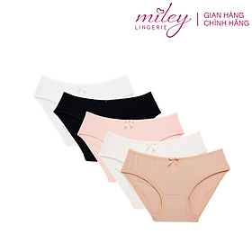 Combo 5 Quần Lót Nữ Modern Brief Miley Lingerie BC042 - Màu Ngẫu Nhiên