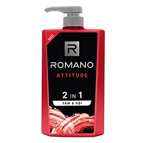 Tắm gội 2 trong 1 Romano Attitude 650g